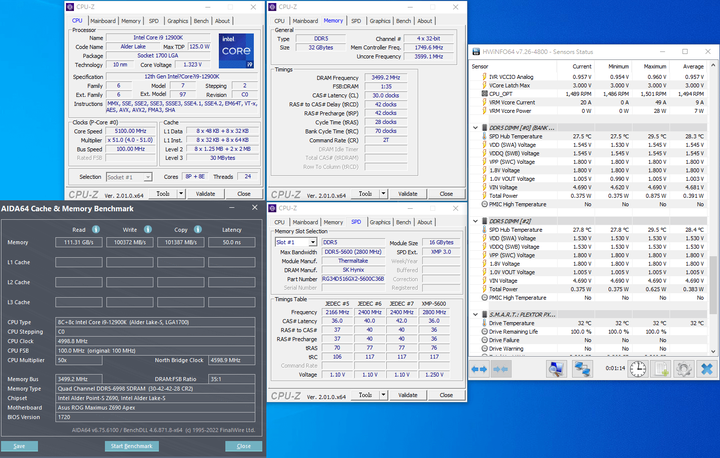 TOUGHRAM XG RGB D5 5600MT/s 2x16GB kit white開箱