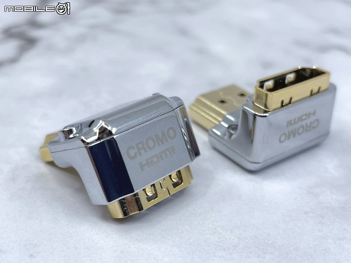 [開箱] WaveSplitter威世波 HDMI 2.1線、LINDY林帝 鉻系列 HDMI 2.0極細線+轉向接頭