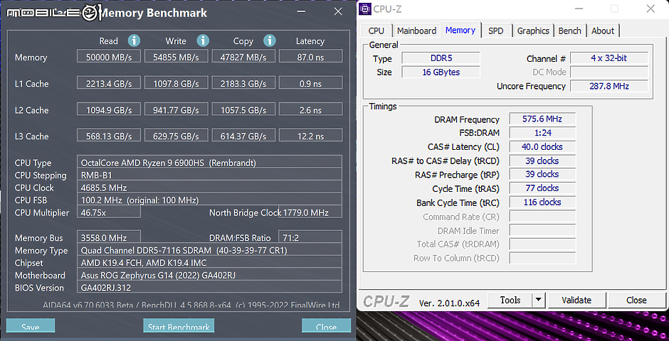 ROG Zephyrus G14 AMD Advantage 2022 測試報告｜AMD 全硬體加持帶來高效輸出