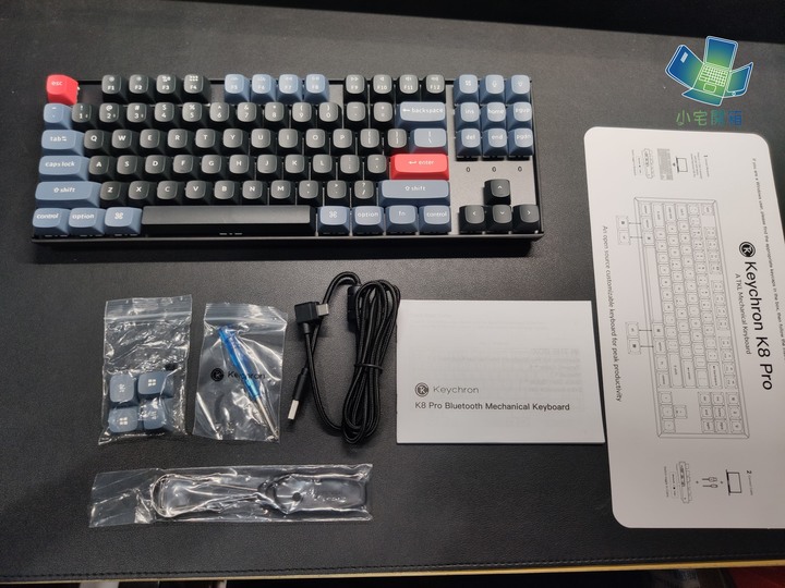 【小宅開箱】無線機械鍵盤再升級 Keychron K8 Pro 無線雙模機械鍵盤開箱