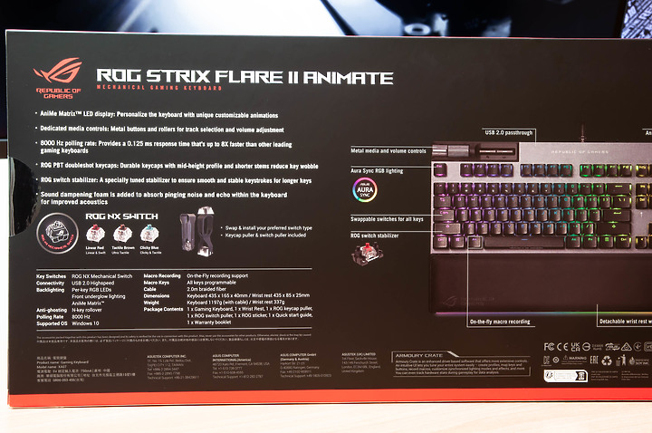 點我看大圖 「ROG Strix Flare II Animate」 - 無良推坑開箱文。