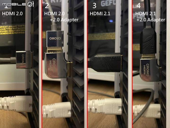 [開箱] WaveSplitter威世波 HDMI 2.1線、LINDY林帝 鉻系列 HDMI 2.0極細線+轉向接頭