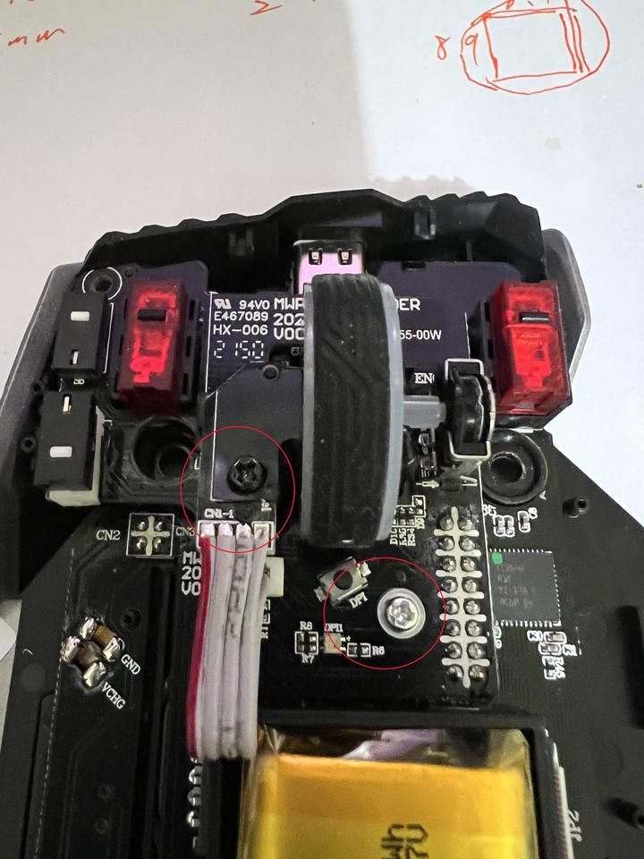 ROG Spatha X 更換左中右按鍵 微動開關