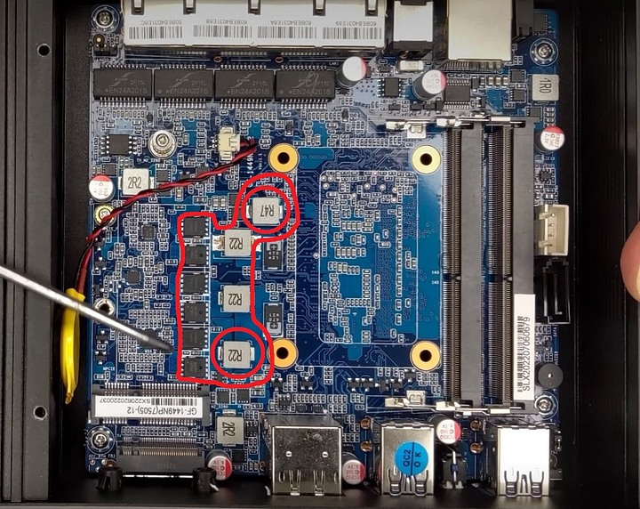 點我看大圖 倍控 Intel® Pentium® Gold 7505 軟路由,散熱改裝