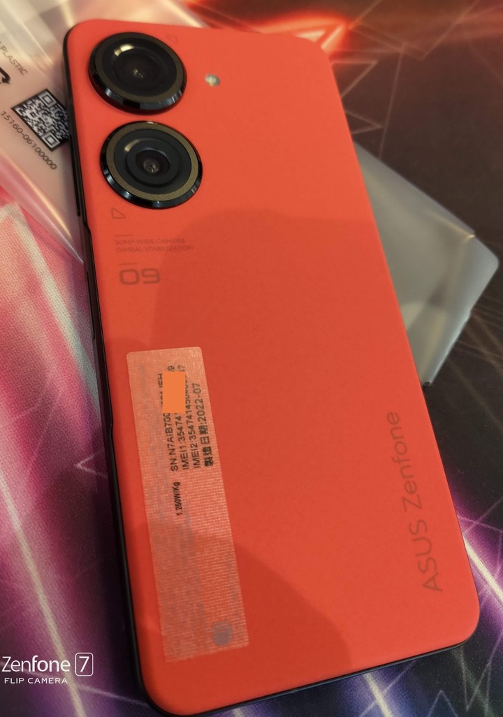 Zenfone 9 澄日紅入手小感