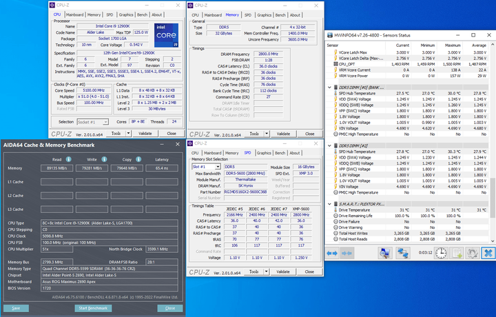 TOUGHRAM XG RGB D5 5600MT/s 2x16GB kit white開箱