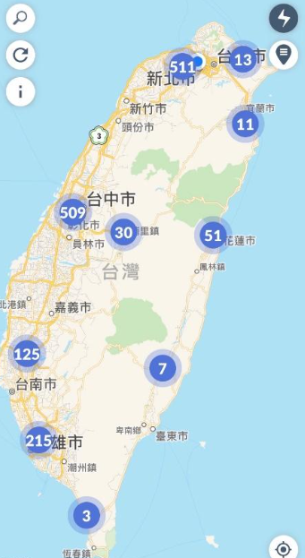 IONEX換電站持續增加中