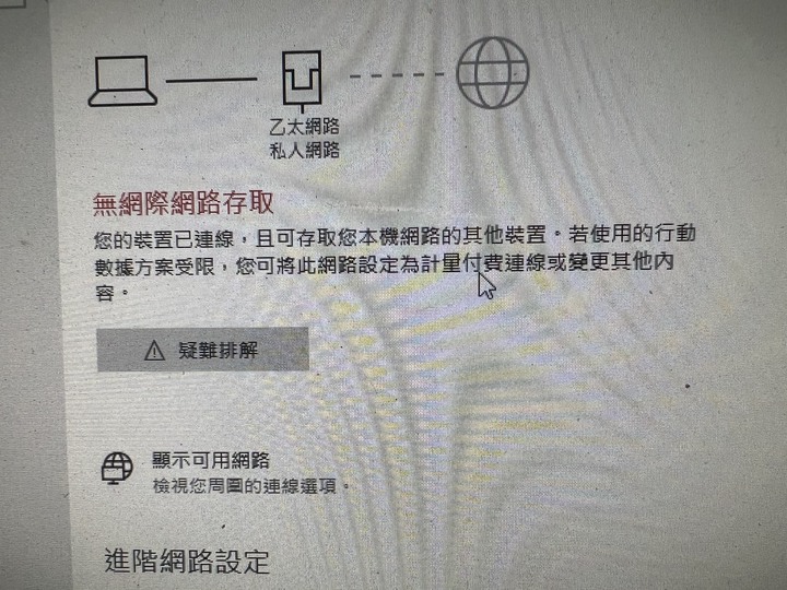 數據機沒亮燈卻沒網路 問題請益