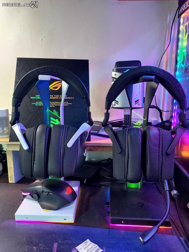 點我看大圖 【心得】ASUS ROG Delta S Wireless 輕量化雙模無線電競耳機開箱