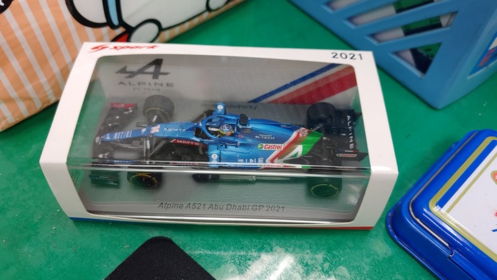 [開箱]F1 1/43 MINICHAMPS ALONSO A522 & SPARK ALPINE A521+A522