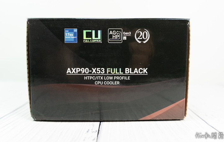 點我看大圖 極黑微型散熱 索摩樂AXP90-X53 FULLBLACK