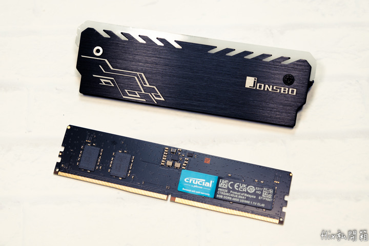 點我看大圖 【開箱】DDR5元年開啟!? 美光 DDR5 4800CL40 8G*2