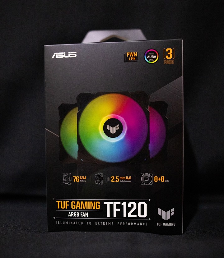 平價也能有好貨 華碩 TUF Gaming TF120 ARGB 風扇開箱