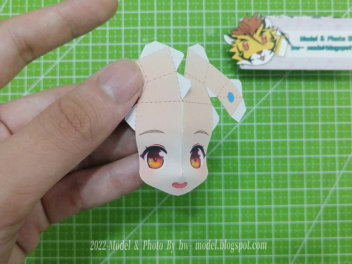 白貓Project 白色祝福的聖女 露雪 紙模型 製作 Louche Paper Craft