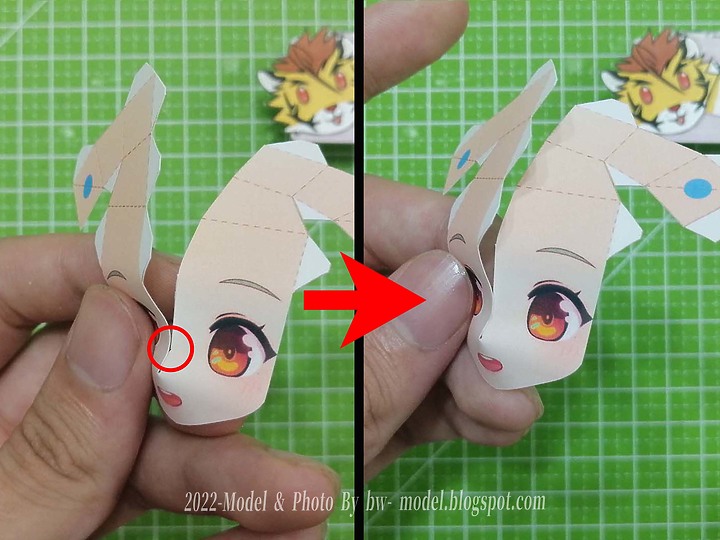 白貓Project 白色祝福的聖女 露雪 紙模型 製作 Louche Paper Craft