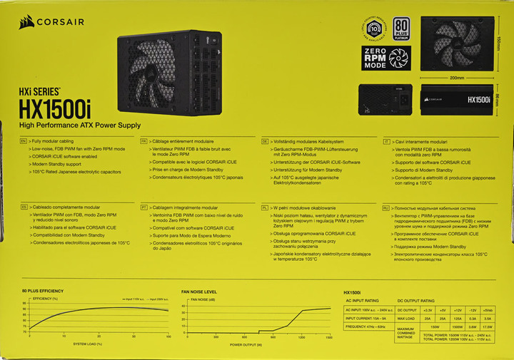 CORSAIR HX1500i 1500W白金全模組化電源開箱