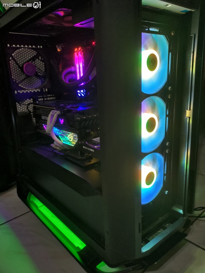 點我看大圖 閃閃惹人愛~酷媽360水冷風散升級至ASUS TUF TF120風散組
