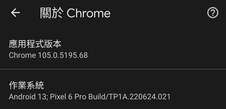 賀喜 ! Chrome 新版本 106.05249.79 修復了大頭照問題了 !