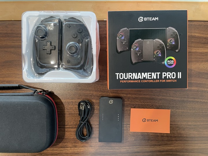 點我看大圖 【Bteam】Tournament Pro II 競技版 Pro 遊戲控制器二代 | 適用任天堂Switch 開箱 優缺點分析 使用心得