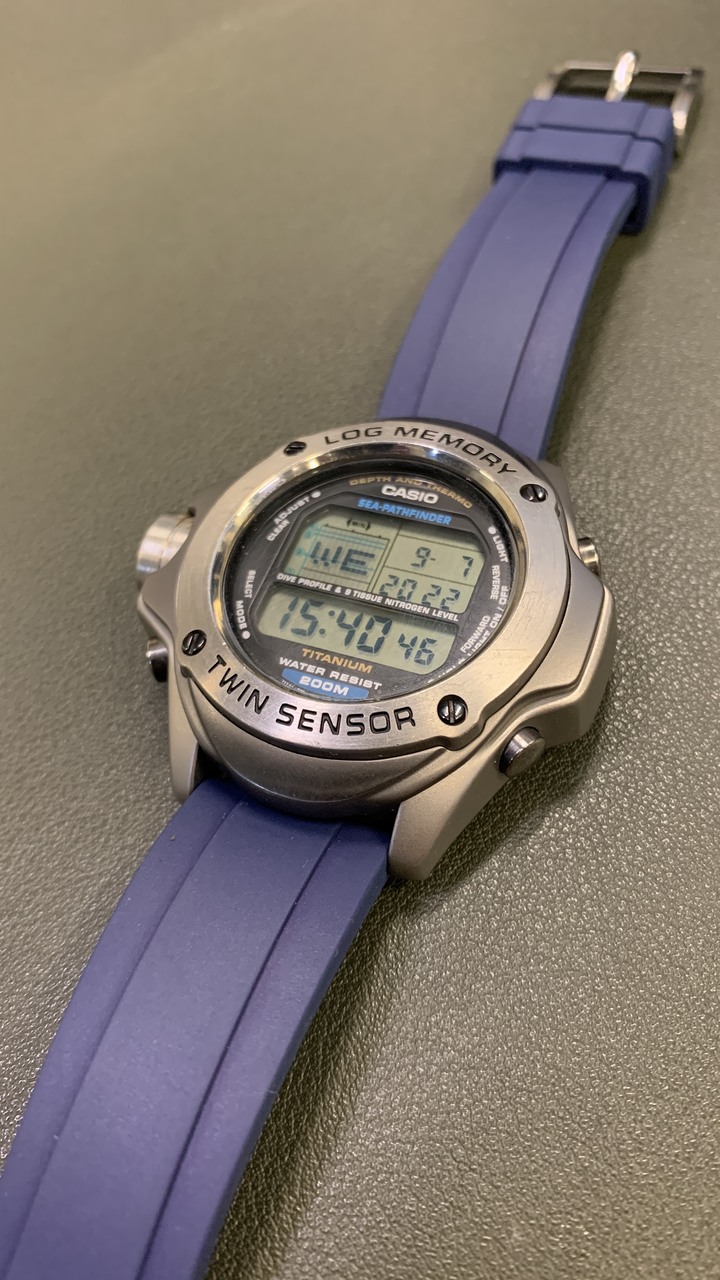 懷舊潛水老旗艦 CASIO SEA-PATHFINDER SPF-100