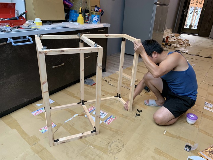 [開箱］老透天改造自己DIY家具~工業風/鄉村風/素人木工