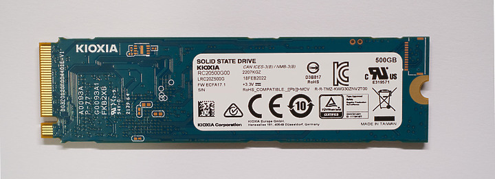 KIOXIA Exceria G2 500GB開箱測試