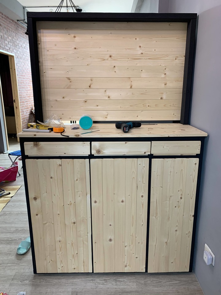 [開箱］老透天改造自己DIY家具~工業風/鄉村風/素人木工