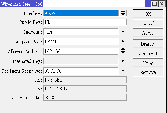 [RouterOS] 設定WireGuard VPN