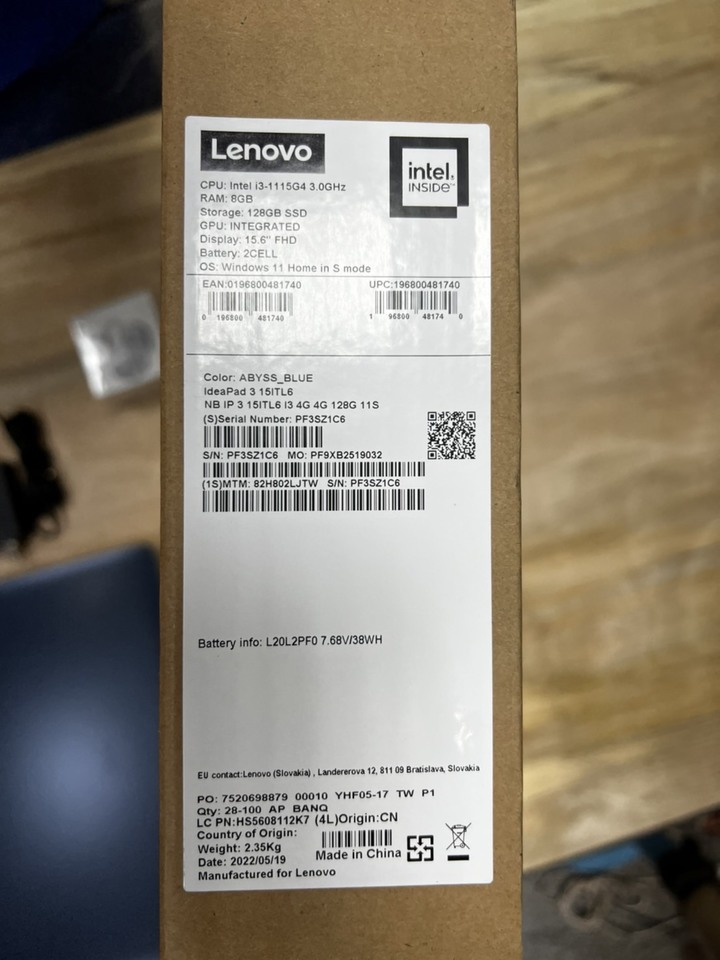 IdeaPad Slim 3i 開箱