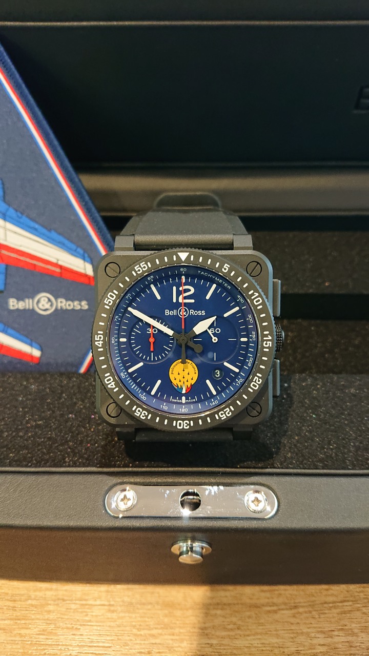 開箱：Bell & Ross 法國巡邏兵飛行表演隊計時碼錶