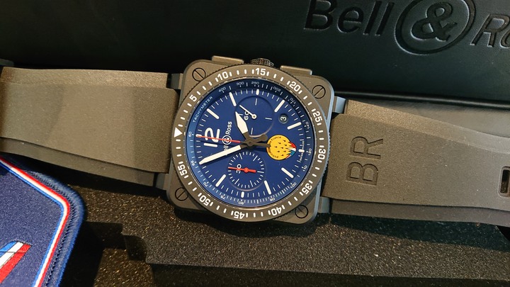 開箱：Bell & Ross 法國巡邏兵飛行表演隊計時碼錶