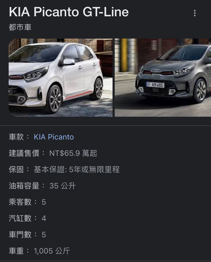 Kia picanto 2023年式要漲價了！