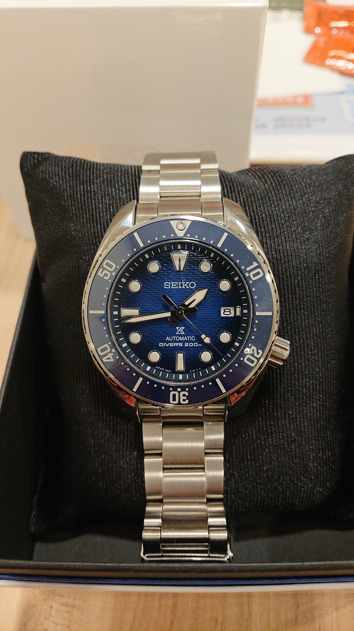 開箱：SEIKO PROSPEX KING SUMO 藍陶瓷圈潛水錶