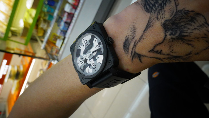 [開箱分享] Bell & Ross 03-92 White Camo 雪地迷彩（限量999顆)