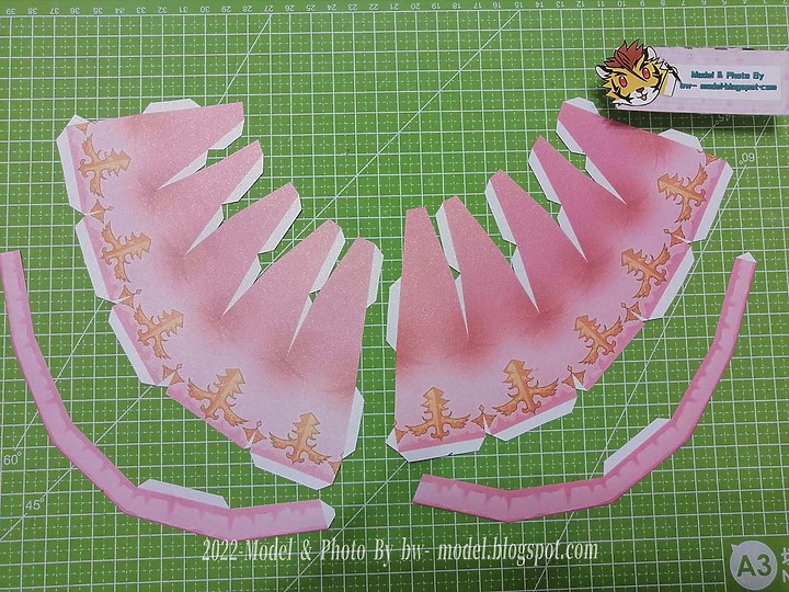 白貓Project 白色祝福的聖女 露雪 紙模型 製作 Louche Paper Craft