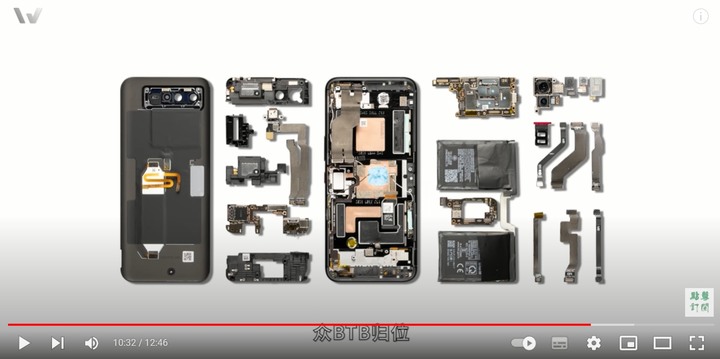 ROG Phone 6廬山真面目 全機拆解