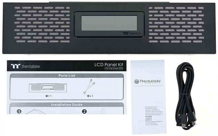 Thermaltake Tower 500 LCD面板開箱