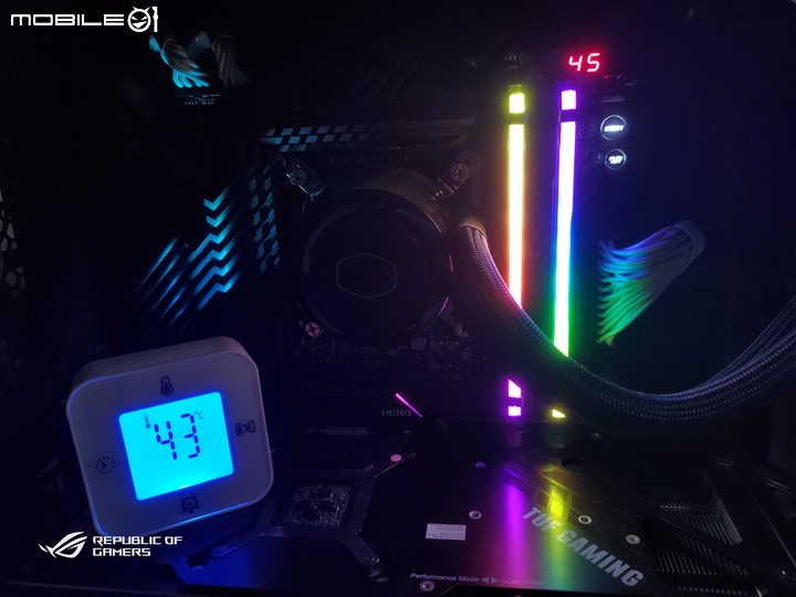 點我看大圖 閃閃惹人愛~酷媽360水冷風散升級至ASUS TUF TF120風散組