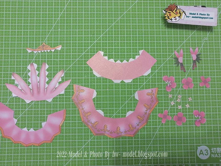 白貓Project 白色祝福的聖女 露雪 紙模型 製作 Louche Paper Craft