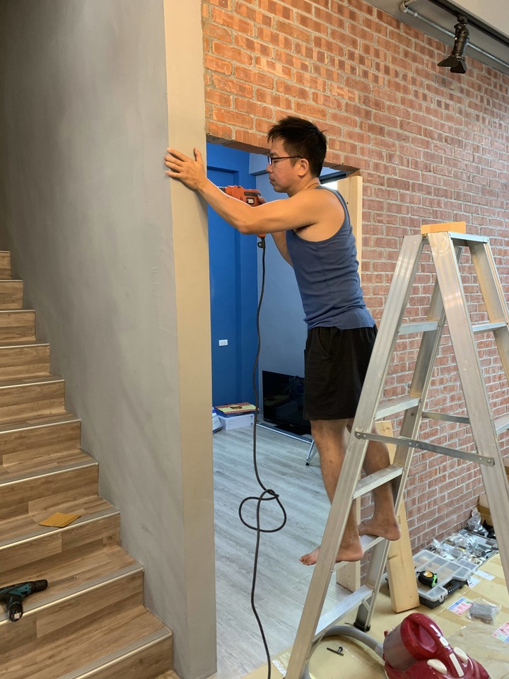 [開箱］老透天改造自己DIY家具~工業風/鄉村風/素人木工