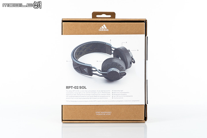 Adidas RPT-02 SOL 耳罩式耳機｜光能充電與超高續航顛覆使用體驗！