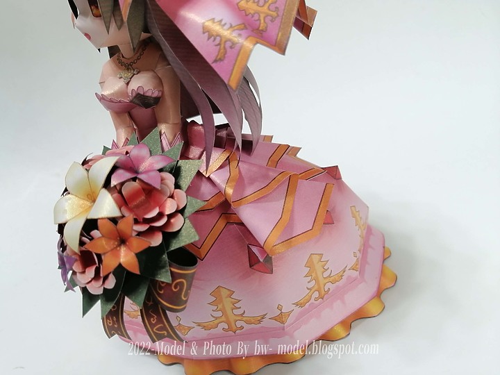 白貓Project 白色祝福的聖女 露雪 紙模型 製作 Louche Paper Craft