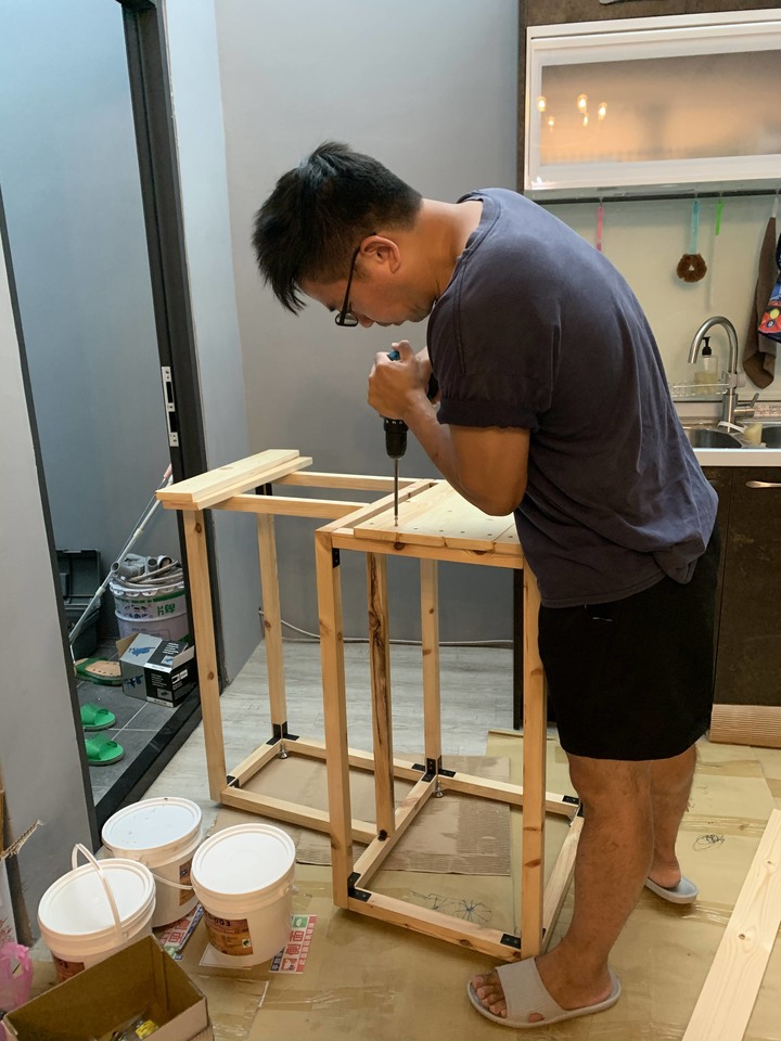 [開箱］老透天改造自己DIY家具~工業風/鄉村風/素人木工