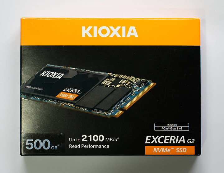 KIOXIA Exceria G2 500GB開箱測試