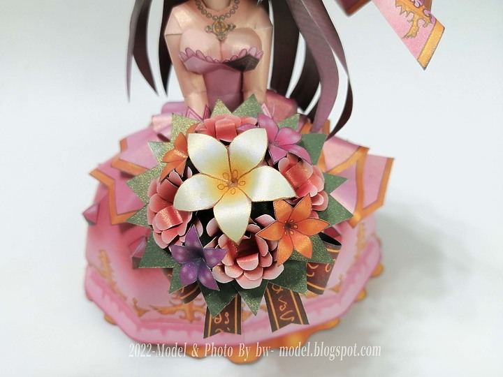 白貓Project 白色祝福的聖女 露雪 紙模型 製作 Louche Paper Craft