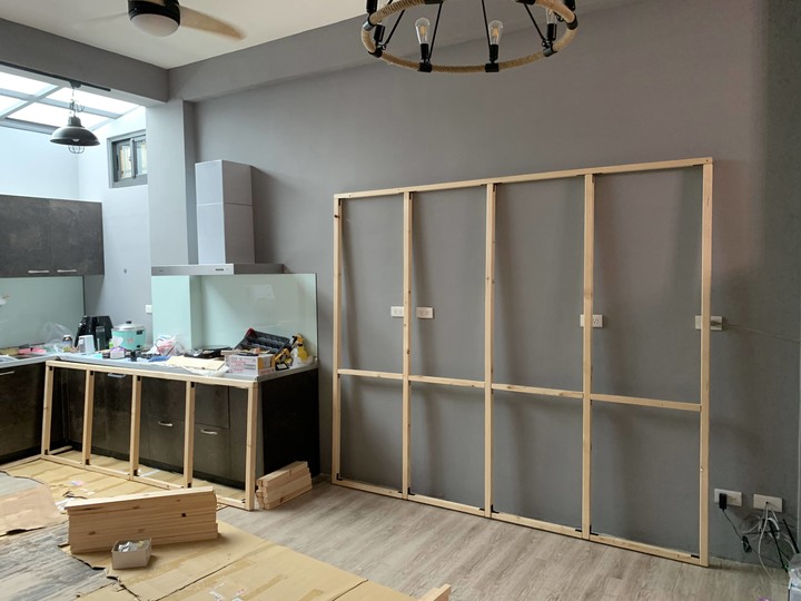 [開箱］老透天改造自己DIY家具~工業風/鄉村風/素人木工