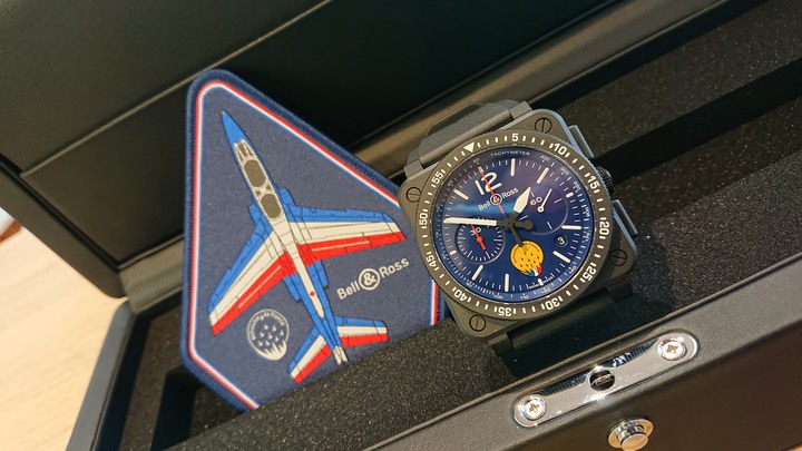 開箱：Bell & Ross 法國巡邏兵飛行表演隊計時碼錶