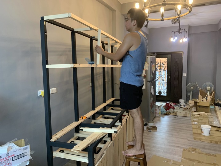 [開箱］老透天改造自己DIY家具~工業風/鄉村風/素人木工