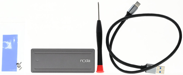 noda R9 Plus M.2 NVMe_SATA兩用SSD外接盒簡介及測試