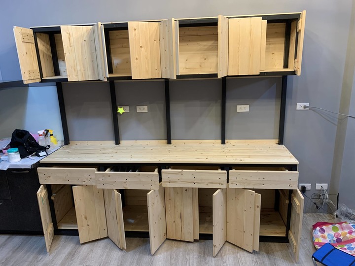 [開箱］老透天改造自己DIY家具~工業風/鄉村風/素人木工
